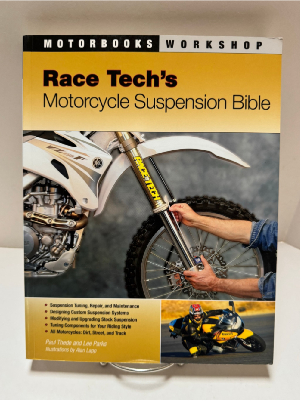 Race Tech's Motorcycle Suspension Bible Motorbooks Workshopby Lee Parks SIGNED